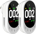 LSENLTY Carbon Monoxide Detectors Plug in, 3-in-1 CO Detector, HD Color Screen by LSENLTY