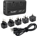 ALLWEI Travel Voltage Converter 220V to 110V Power International Travel Adapter by ALLWEI