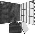 JBER 24Pack Pyramid sound proof foam panels by JBER