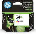 HP 64XL Tri-Color High-Yield Ink Cartridge Printers | Works by HP