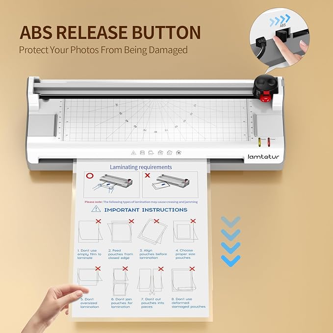 Laminator Machine 11X17 with 70Letter Size Laminating Sheets - Image 3