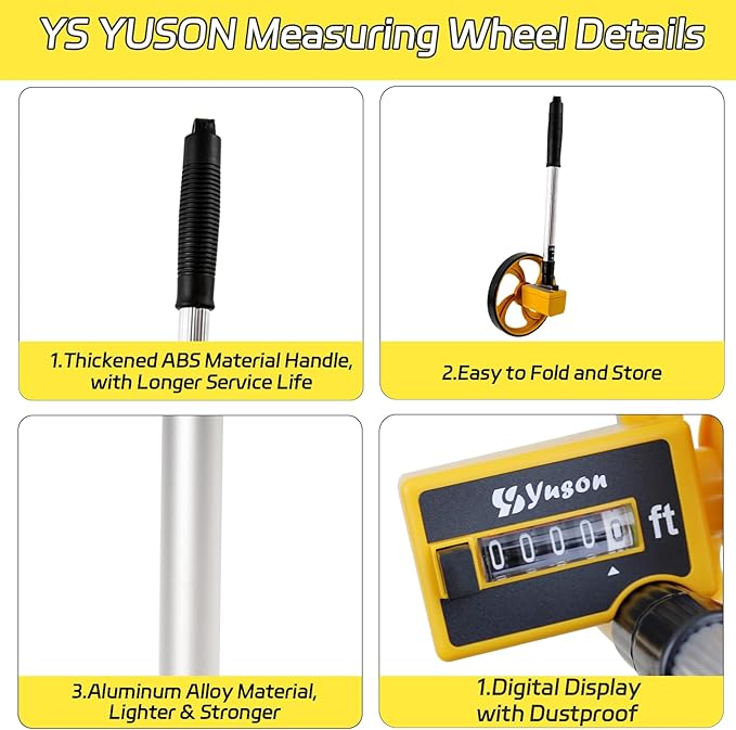 YS YUSON 6 Inch Measuring Wheel Complete Kit - Image 5