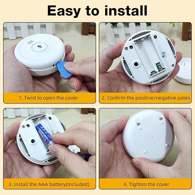 Douevo 5 Pack WiFi Water Leak Sensor, 100 dB Water Alarm Leak Detector - Image 5