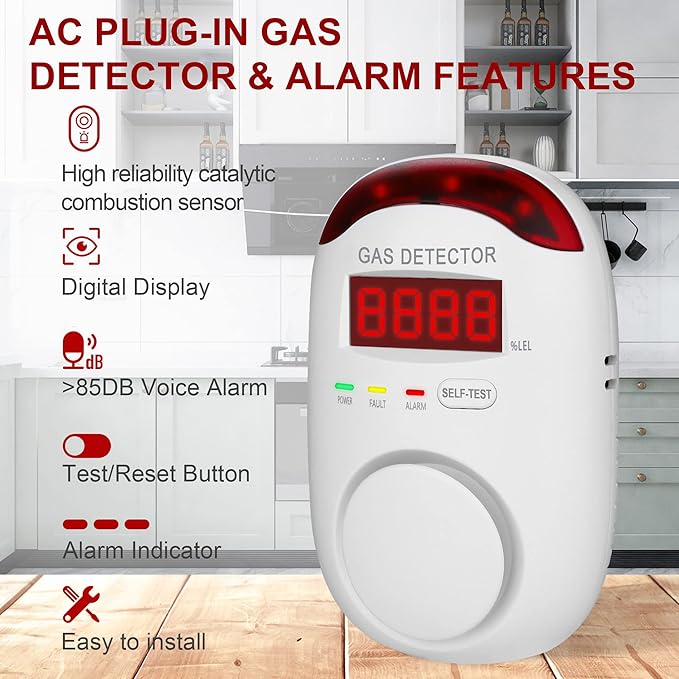 Plug in Natural Gas Detectors & Propane Gas Detectors - Image 5