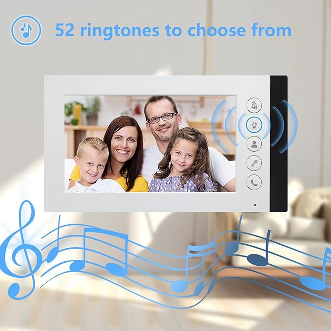 Wired Video Multifamily Apartment Intercom System, 2/3/4/6/8/10/12 Units 7 inch - Image 6