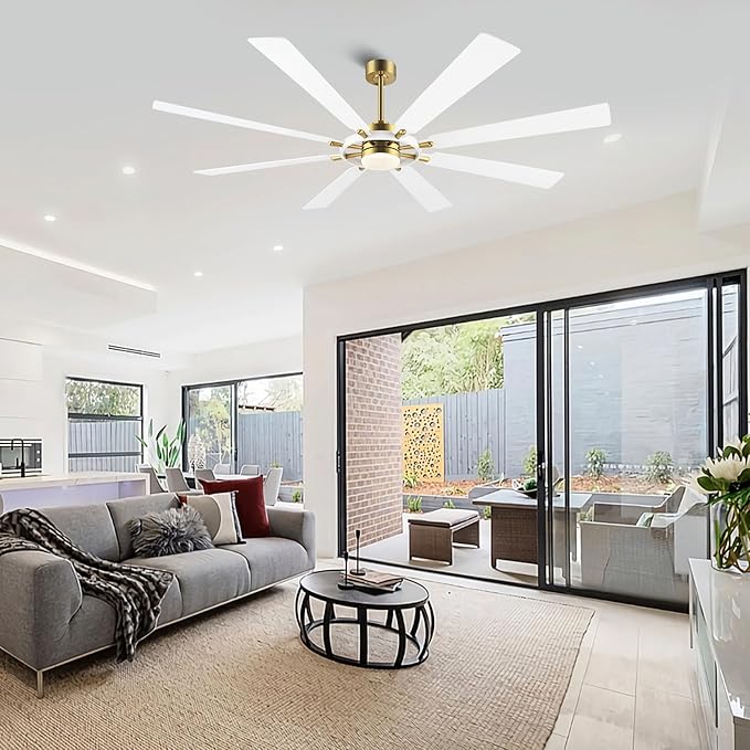 ELEHINSER 80 Inch Ceiling Fan - Image 9