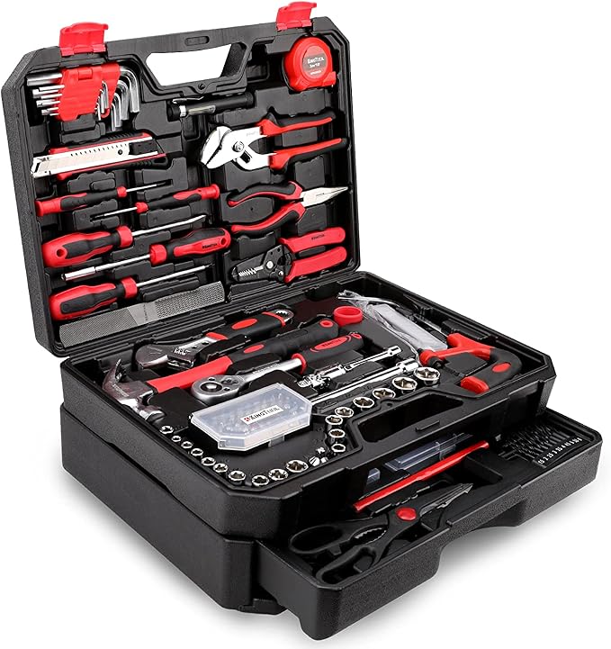 KingTool 325 Piece Home Repair Tool Kit, General Home/Auto Repair Tool Set by KingTool