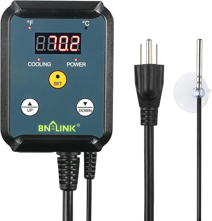 BN-LINK Digital Cooling Thermostat Controller, Temperature Controlled Outlet by BN-LINK