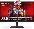 KOORUI 24 Inch Gaming Monitor 144Hz Full HD 1920 x 1080p IPS Ultra-Slim Display by KOORUI