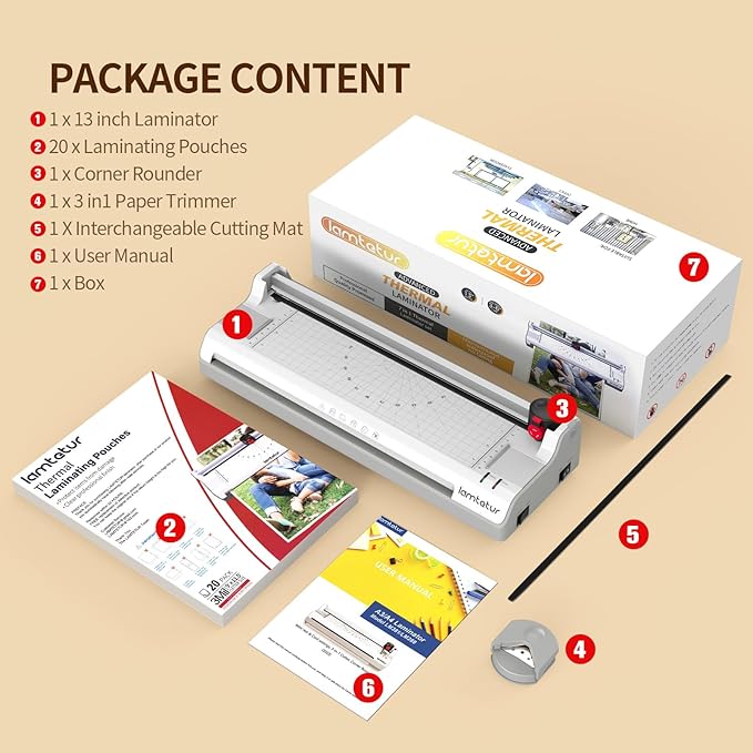 7-in-1 Thermal Laminator Machine 11X17 - Image 2
