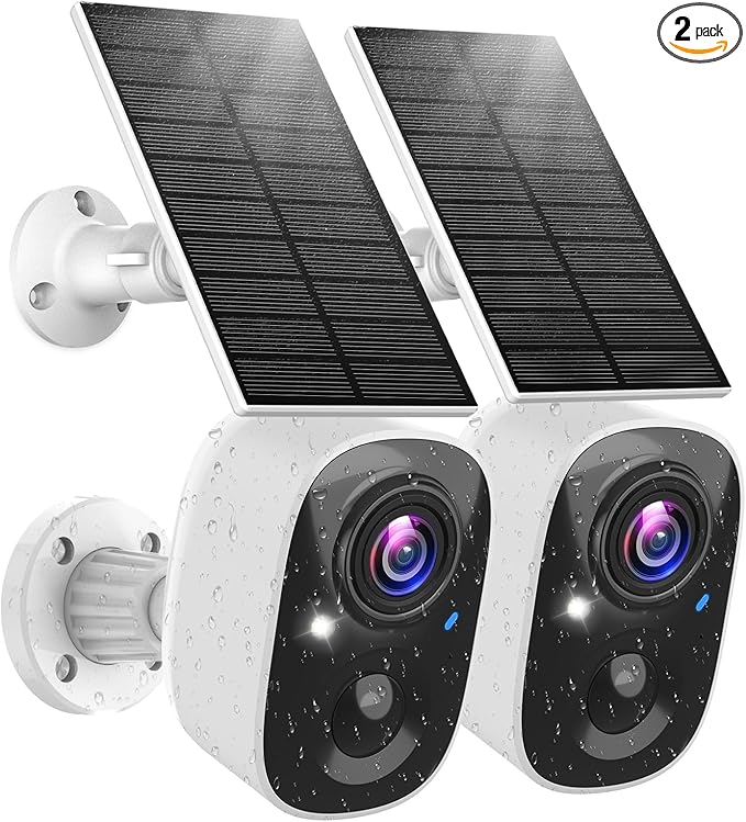 MaxiViz Solar Camera Outdoor Wireless, 2.4G Wi-Fi Security Camera by MaxiVizSecurityCamera