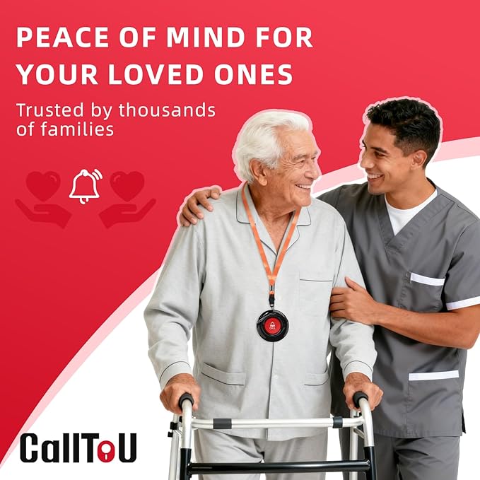 CallToU Wireless Caregiver Call Button Elderly Monitoring Alert Systems - Image 8