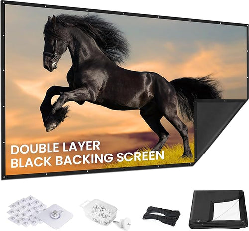 100 inch Projector Screen 2025 Upgraded by Iolieo
