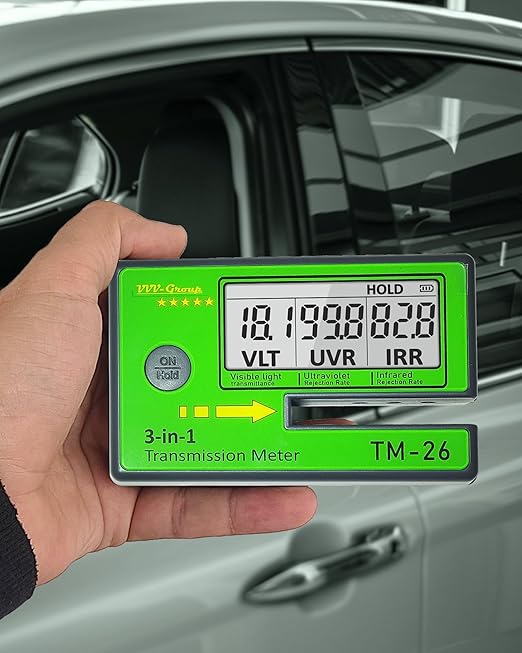 Digital Car Window Tint Meter TM-26 / Side Window Tint, Sun Control Film - Image 8