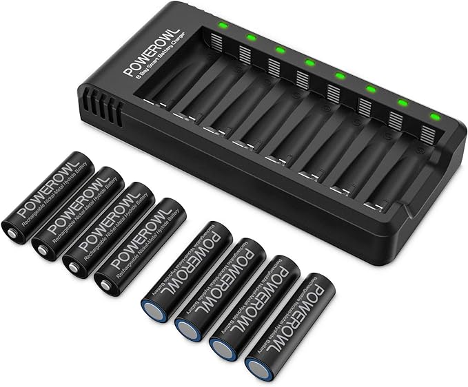 POWEROWL Rechargeable AA Batteries by POWEROWL