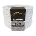 GS Power 50 Ft Duplex Marine Wire, 12 Gauge Wire, Oxygen-Free Tinned Copper 12 by GSPower