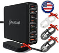 Upgraded 240W 8 Ports GaN Charger by Multixel