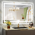 YEELAIT 48x30 Inch LED Bathroom Mirror by YEELAIT