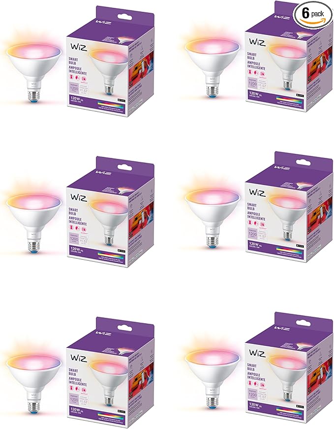 WiZ Connected 120W PAR38 Color LED Smart Bulb by WiZConnectedLighting