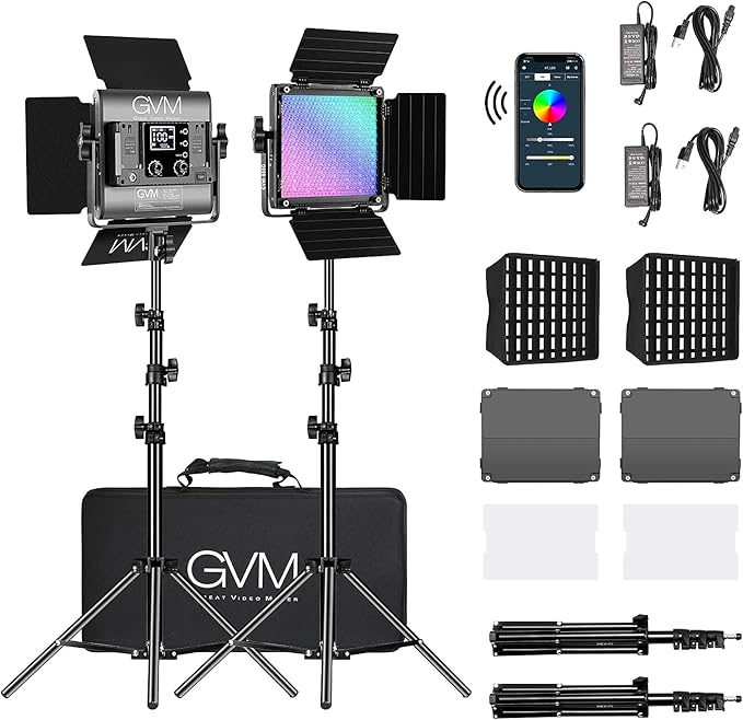 GVM 850D RGB LED Video Lights - Image 4