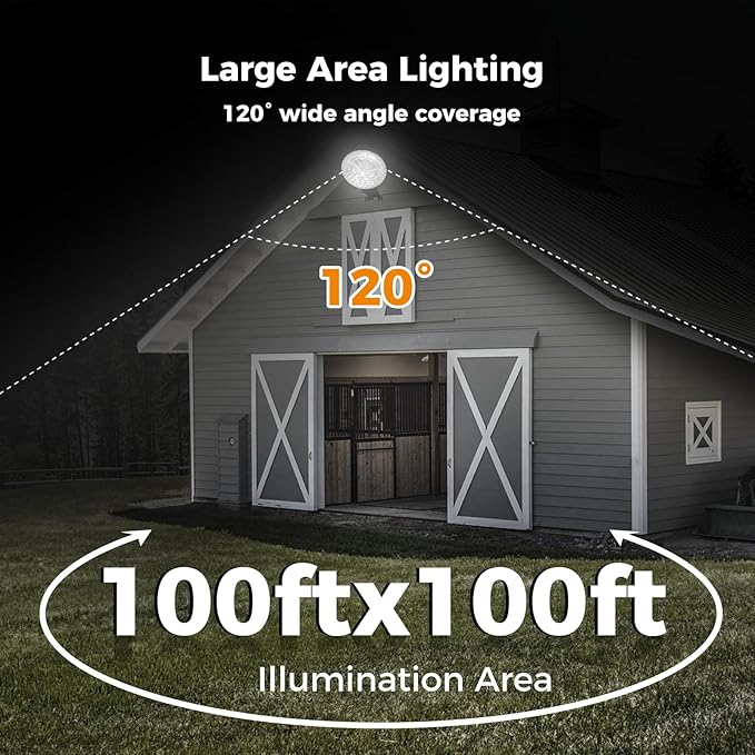 AIKVSXER 200W LED Barn Light 30000LM Dusk to Dawn LED Outdoor Area Security - Image 6