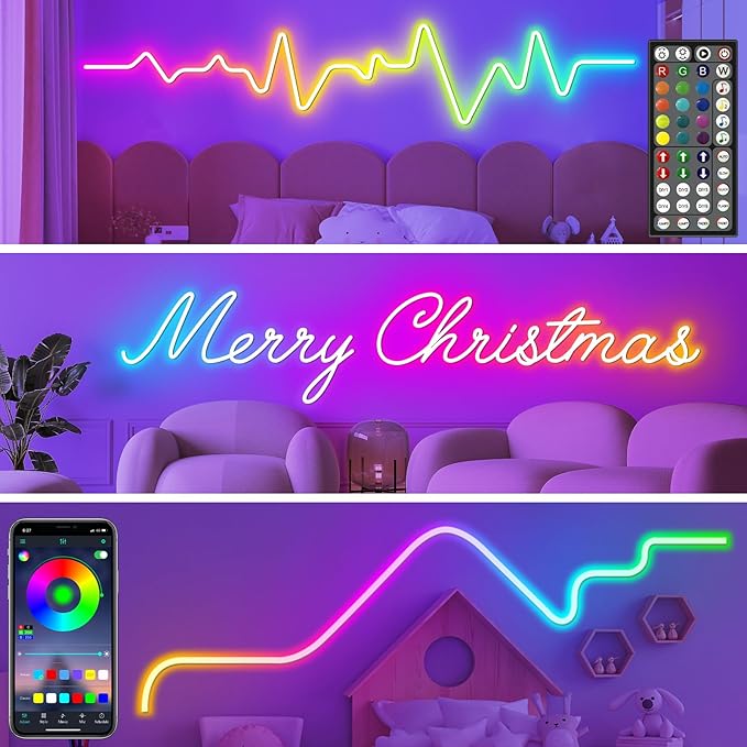 SINLEY Led Neon Rope Lights, Control - Image 4