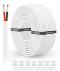 NAOVEO 14 Gauge Wire 2 Conductor Electrical Wire, 14 AWG Stranded PVC Tinned by NAOEVO