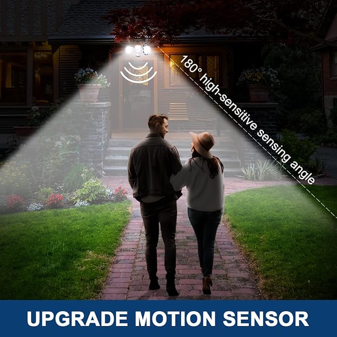 EMANER Motion Activated Security Light, Motion Sensing & Dusk to Dawn Adjustable - Image 3