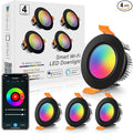 LightingWill 2 Inch Recessed Lighting, Smart WiFi LED Downlight, 5W LED Ceiling by LightingWill