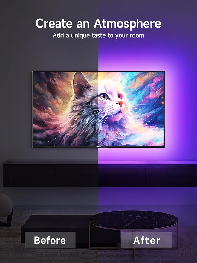 KANTUTOE TV LED Lights, 13.1ft LED Lights - Image 3