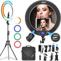 IVISII 19 inch Ring Light with Remote Controller and Stand ipad Holder by IVISII