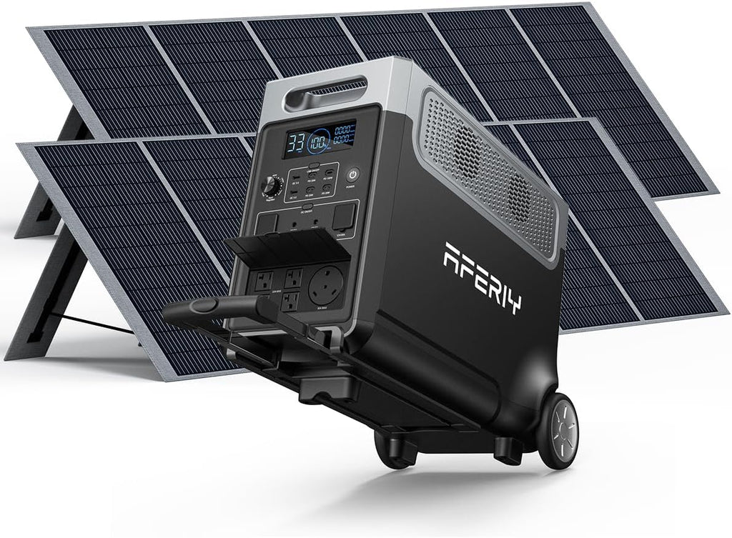 AFERIY Solar Generator 3840Wh Portable Power Station by AFERIY