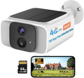 4G LTE Cellular Solar Security Camera Outdoor, 365 Days Free Unlimited Data by CellularSolarSecurityCame