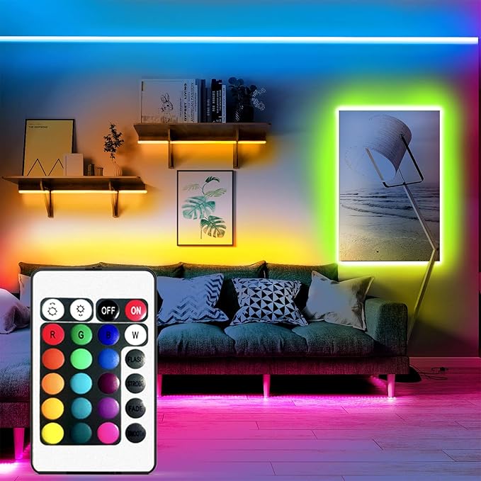 DAYBETTER 2 Ports 24 Key Tuya Smart Wi-Fi Led Strip Lights Remote Control - Image 2