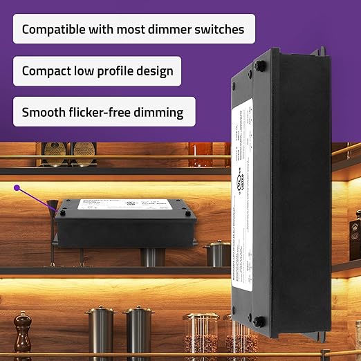 HitLights 24V 60W Dimmable LED Driver – Smooth Flicker Free Dimming – TRIAC - Image 2