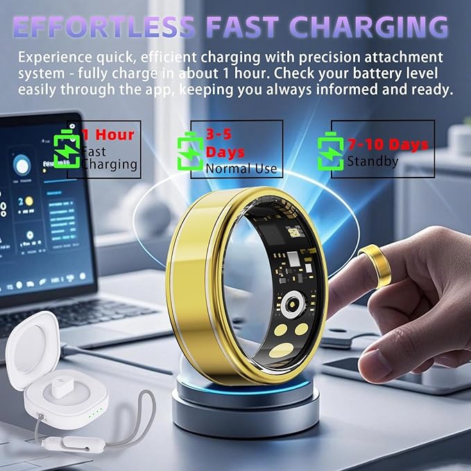 Activity Tracker Ring for Men Women – Smart Health Ring - Image 6