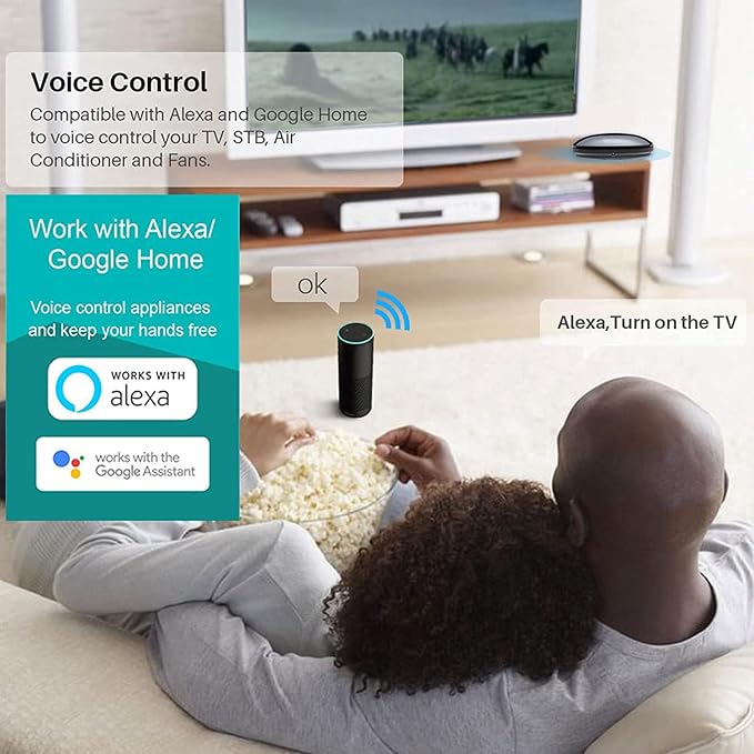 FRANKEVER 2 Pack Smart IR Remote Control, All in One WiFi IR Blaster Control - Image 4