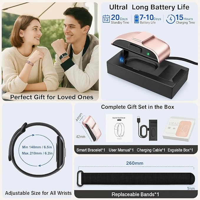 SEEKZERO Sleep Tracker, Activity & Fitness Trackers | Health Smart Bracelet - Image 8