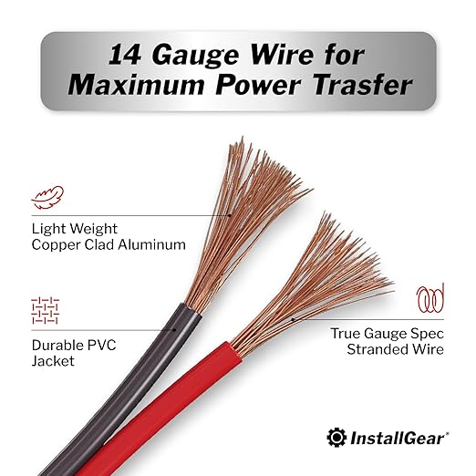 InstallGear 14 Gauge Speaker Wire 500 ft - Image 2