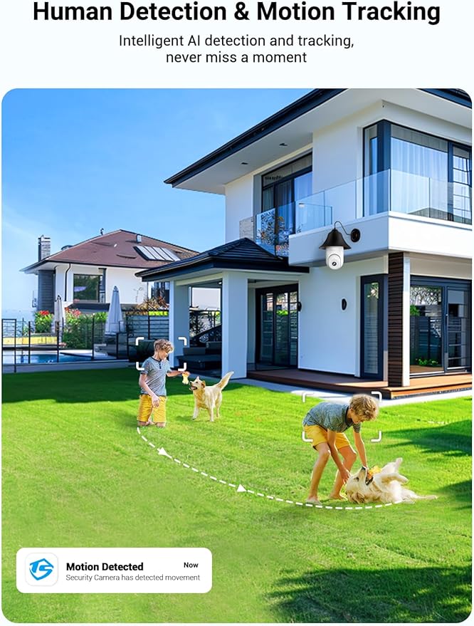 Light Bulb Security Camera Wireless Outdoor Indoor, 5G&2.4G WiFi Security - Image 4