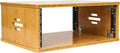 Sound Town DIY 4U Solid Bamboo Studio Rack w/ 14.2" Depth, Ventilation by SOUNDTOWN