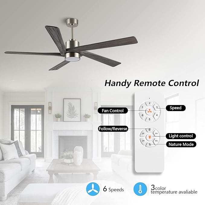 WINGBO 64 Inch DC Ceiling Fan - Image 2