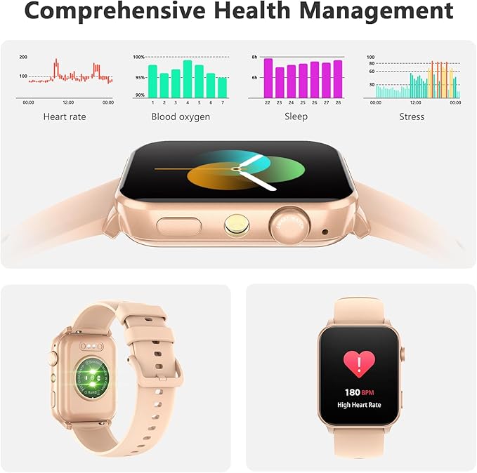 Blackview Smart Watch for Men Women, 1.91" HD Touchscreen Fitness Watch - Image 4