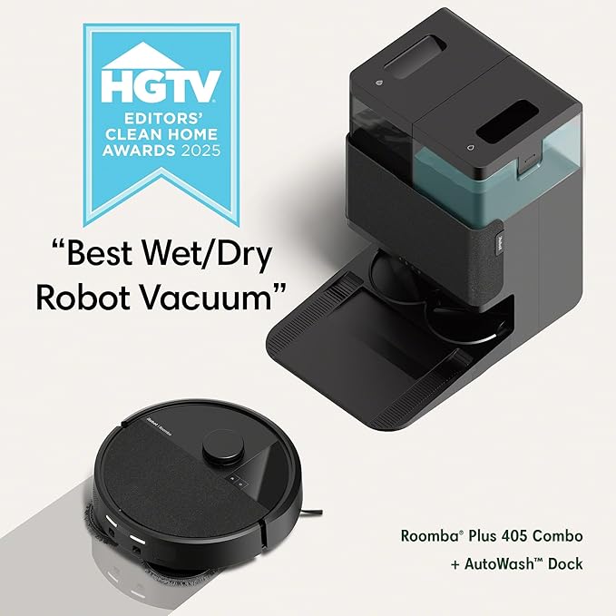 iRobot Roomba Plus 405 2in1 Vacuum & Mop Robot - Image 3