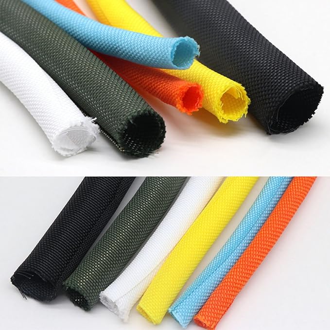 HOLED 5/16 inch Split Braided Cable Management Sleeve - Image 7