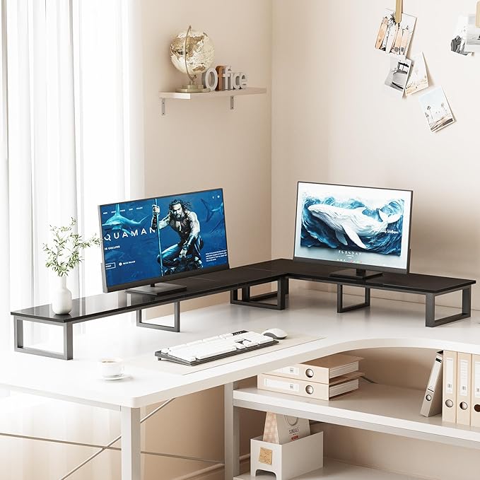aboxoo 47" TV Riser with Light for 32-60 inch TV, TV Riser Stand Shelf - Image 8