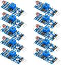Gebildet 10pcs LDR Photosensitive Sensor Module 3 Pins 5MM Light Dependent by Gebildet