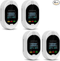 4PCS 4-in-1 Carbon Monoxide & Natural Gas Detectors by Unknown