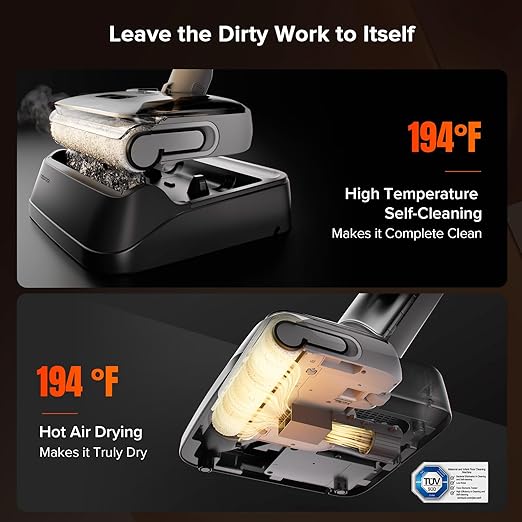 roborock F25 GT Set Wet Dry Vacuum Mop, Wet Dry Vacuum Cleaner Cordless - Image 4