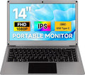 ELECROW Portable Monitor with Keyboard, 14 Inch Lapdock Display with Built-in by ELECROW